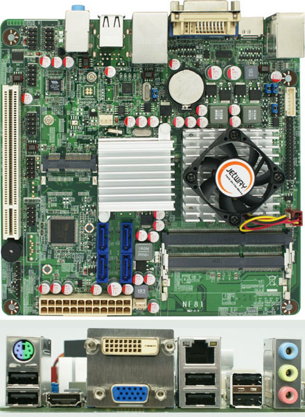 Jetway NC85-E350-LF (AMD Brazos Zacate)